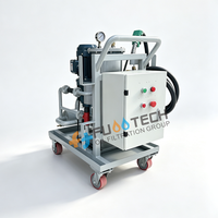 Model Populer FUOOTECH 2026 Pemurni Oli Portabel PO-100 dan Unit Transfer Pabrik Filter Oli Turbin