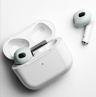 Embouts Auriculaires en Silicone Souple pour AirPods 3 (4e Génération), Embouts de Rechange Crochets d'Oreille Anti-Chute pour Écouteurs sans Fil