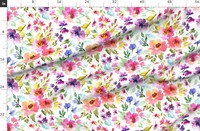 Tissu 100% coton respirant, nouveau design, imprimé de fleurs colorées, pour vêtements, sacs artisanaux, chemises, jouets pour filles et garçons