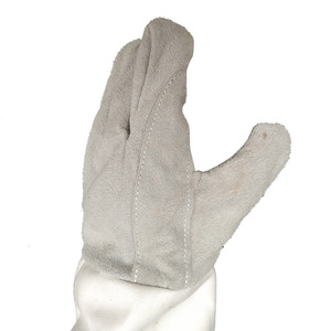 Welding <b>Gloves</b> Full-Length Cowhide Double-Layered Heat Resistant For Electric Welding Stick <b>Type</b> - Product Image 4