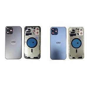 Задняя крышка средней рамы для iphone 12 pro max/12 pro полная сборка разборная сменная задняя рамка + логотип - Product Image 5