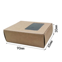 Boîtes d'emballage de boîte de savon brun personnalisé en gros Boîte à savon personnalisée en papier kraft écologique