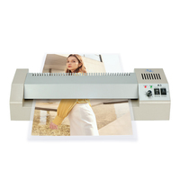 Machine de Lamination Photo d'Usine LM-320 Chaud Froid, 4 Rouleaux, Film Pochettes A3 A4, Plastifieuse Photo