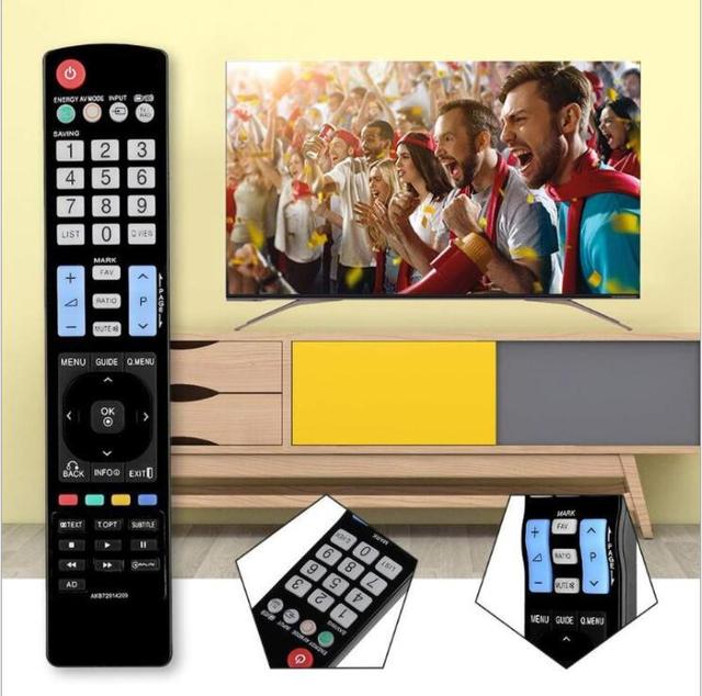 Plastic Replacement TV Remote Controller for 42LE4500 AKB72914209 AKB74115502 AKB69680403