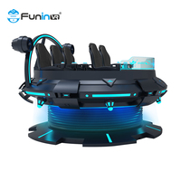 Máquina de Juegos de Realidad Virtual 9D, Simulador de Vuelo de 360 Grados, Simulador de Realidad Virtual para Niños de Metal y Fibra de Vidrio para Interiores