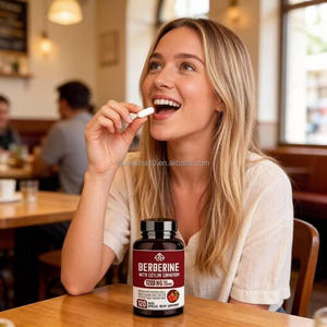 Suplemento OEM de Berberina Natural con Canela de Ceilán, Promueve la Salud Digestiva, Aumenta la Energía para Adultos, 60 Cápsulas - Product Image 4