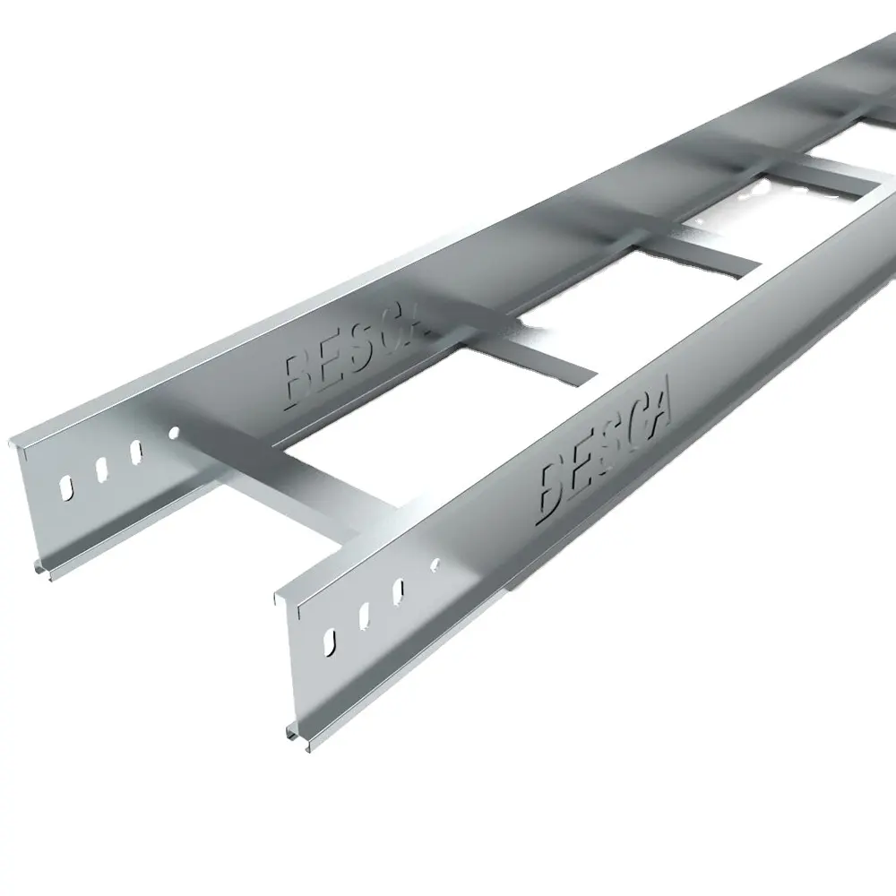 Заводская оптовая продажа, лестничный мост хорошего качества для системы поддержки кабеля, оцинкованная кабельная лестница