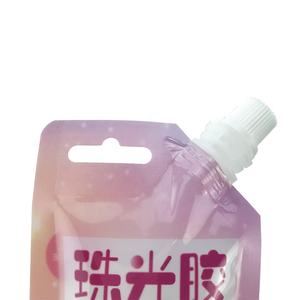 Precio de fábrica MOQ BAJO Ventana impresa personalizada Niños Perla Pegamento Embalaje Plástico Stand up Bolsa Caño Bolsas - Product Image 6