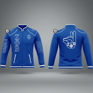 Zeta Phi Beta หนังแข่งเสื้อแจ็คเก็ตรถจักรยานยนต์ขายส่งคุณภาพสูงที่กําหนดเองแฟชั่นสมาชิกและแจ็คเก็ตพี่น้อง - Product Image 2