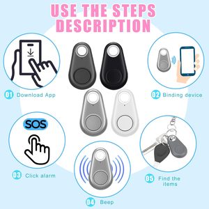 Mini rastreador GPS inteligente para mascotas, localizador Bluetooth resistente al agua, para mascotas, perros/gatos, accesorios para collar de llave de coche para niños, Compatible con Android - Product Image 2