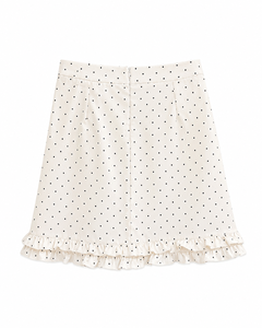 กระโปรงผู้หญิงเอวสูงสุดชิคพร้อมชายระบายสำหรับออกเดทช่วงบุนช์ - Product Image 1