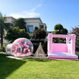 Trẻ em bên vui vẻ nhà khổng lồ trong suốt inflable Lều tuyết Dome bóng bay rõ ràng Inflatable bong bóng Nhà lều - Product Image 4