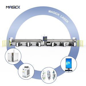 MKLASER MK-12036T3C 6000W acier inoxydable métal tube <span class=keywords><strong>claser</strong></span> métal machine de découpe biseau - Product Image 1