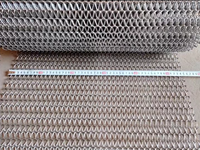 Chaîne en acier inoxydable perforée pour la ligne de séchage industrielle de biscuits enrobés de chocolat