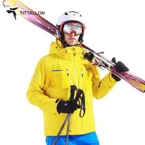 OEM ODM Waterproof Anti-UV Outdoor Jacket Tetrahedral Fabric Men's Ski &amp; Snowboard Jackets - Product Image 1