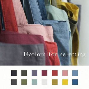 Sac fourre-tout Morandi de haute qualité, réutilisable et recyclable, en toile de couleur unie avec motif personnalisé - Product Image 6