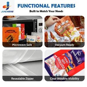 Sacs en plastique d'emballage alimentaire en nylon refermables personnalisés, sans BPA, sans danger pour les aliments, pour l'emballage de <span class=keywords><strong>poulet</strong></span> frais congelé - Product Image 5