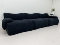 Nouveaux produits personnalisés Canapé en tissu Canapé villa 3 places combiné modulaire Canapé compressé sans cadre pour le salon