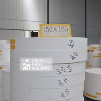Contenants en papier de pâte de bois vierge biodégradables, réutilisables et imperméables pour café et boissons, imprimés en flexographie, papier enduit de PE