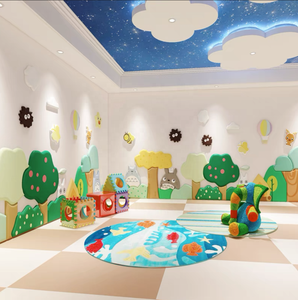 Animales León oso en el bosque selva tema colorido espuma suave acolchado de pared autoadhesivo acolchado de pared para niños Panel de pared acolchado - Product Image 5