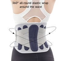 Venta Directa de Fábrica: Cinturón de Soporte Lumbar Ajustable con Elasticidad y Protección para la Espalda, Ideal para Fitness de Verano