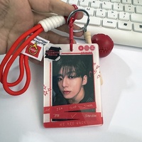 Porte-cartes en acrylique YAKELIKE KPOP JUNGKOOK J-HOPE JIMIN, porte-clés imperméable, porte-cartes photo tendance, porte-clés