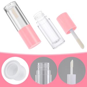 Stock 6ml Empty <b>Plastic</b> Lipstick <b>Tube</b> Screw Cap Cosmetic Packaging Screen Printing Custom Colors Modern Cute Keychain Pendant - Product Image 4