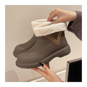 Stivali da donna di base morbidi medi leggeri stagione delle piogge alla moda per adulti stivali da lavoro neve CD26 per pioggia e neve - Product Image 1