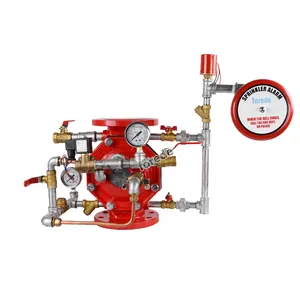 forede Flange Ductile Iron Diaphragm Fire Deluge Valve For Fire Fighting