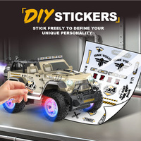 Coche de Carreras Todoterreno de Alta Velocidad con Tracción en las Cuatro Ruedas, 24G, con Luces y Spray, de Plástico, para Niños de 0 a 24 Meses, Juguete Eléctrico CV-E700