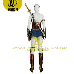 Disfraz de Cosplay de <span class=keywords><strong>Mujer</strong></span> <span class=keywords><strong>Maravilla</strong></span> de <span class=keywords><strong>DC</strong></span> Personalizado, Conjunto Completo para <span class=keywords><strong>Mujer</strong></span> Adulta, Disfraz de Personaje de Película de Halloween con Capa para Eventos y Actuaciones - Product Image 4