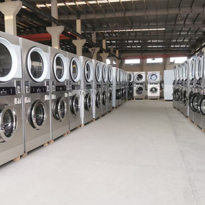 เครื่องซักผ้าหยอดเหรียญ 15 กก. 16 กก. อุปกรณ์ซักรีดแบบหยอดเหรียญสำหรับโรงแรมและร้านซักรีด เครื่องอบผ้า 15 กก. อุปกรณ์ซักรีดแบบหยอดเหรียญ - Product Image 3