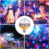 Weihnachts dekoration AC85-265V E27 Bunte Auto Rotating Light Ball Moving Head DJ Glühbirne Lampe Indoor Party Stage KTV Disco Light