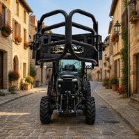 Tracteur à roues diesel certifié EU COC avec moteur Euro 5, 70 CV, transmission par engrenages 4x4, moteur et pompe pour applications agricoles européennes
