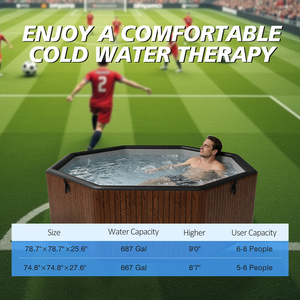 Bain froid <span class=keywords><strong>gonflable</strong></span> robuste <span class=keywords><strong>pour</strong></span> 6 à 8 personnes, <span class=keywords><strong>pour</strong></span> la récupération sportive et l'entraînement <span class=keywords><strong>en</strong></span> extérieur - Product Image 3