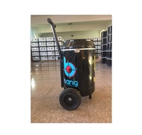 Glacière à roulettes 54L en forme de chariot pour boissons