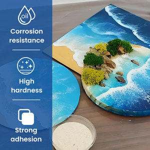 Cấp Thực Phẩm Rõ Ràng Nhựa Epoxy Không Thấm Nước Thấp Mùi Chất Lỏng Dính Cho Chế Biến Gỗ Thủ Công Sàn Vữa Hướng Dẫn Đóng Gói - Product Image 3
