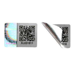 Factory <span class=keywords><strong>Custom</strong></span> Hologram Leegte Laser Label Afdrukken met <span class=keywords><strong>QR</strong></span> <span class=keywords><strong>Code</strong></span> En Serienummer - Product Image 3