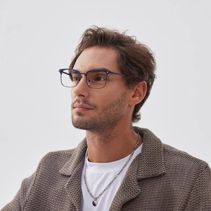 UV400 chống sương mù Gradient Ống kính Kính mát thời trang rõ ràng Nylon PC Kính mắt màu đen màu xanh lá cây trong suốt màu trắng tùy chọn màu xanh - Product Image 1