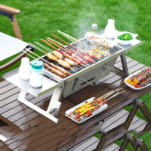 Asador Portátil de Carbón para Exteriores, Estufa de Camping, <span class=keywords><strong>Barbacoa</strong></span>, Accesorios para Parrilla, Parrillas, <span class=keywords><strong>Barbacoa</strong></span>, Parrilla de Carbón - Product Image 2
