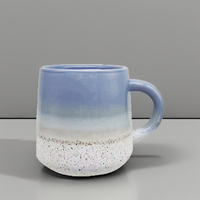 Tasse en céramique de glaçure de réaction mignonne tasse de thé expresso en porcelaine écologique pour les fêtes à la maison mariages accessoires de mariage cadeaux
