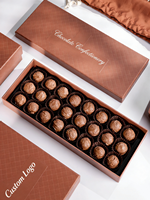 Emballage cadeau en papier cartonné rigide de luxe, de qualité alimentaire, recyclable, avec logo personnalisé en gros, pour bonbons, desserts, gâteaux, éponges