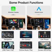 Module CarPlay Sans Fil et Android Auto CARABC pour Porsche Panamera / Macan / 911 / Cayenne / 718 PCM 3.1 Décodeur Écran
