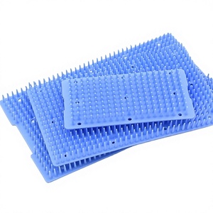 Blue Silicone Sterilization Mat with Spikes for Medical Instrument Disinfection Tray <b>Case</b> Ophthalmic Surgical Tools Storage - Product Image 1