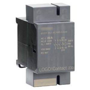 Module de commutation LOGO Contact 230 6ED1057-4EA00-0AA0, AC 230V 20A, sortie jusqu'à 4KW, 3NO/1NC - Product Image 3