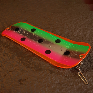 Selco Portable Trolling Saumon Cuillères De Pêche <span class=keywords><strong>En</strong></span> <span class=keywords><strong>Mer</strong></span> Bouchons Leurres Utilisant Chrome Plaque Saumon Trolling Flashers - Product Image 3