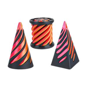 3D Printing Rapid Prototyping Service FDM Printing Stereo Telescopic <b>Toy</b> <b>Black</b> Technology Decompression Artifact Spiral Design - Product Image 1