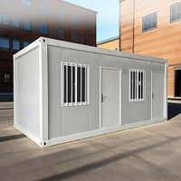Maison modulaire démontable à montage rapide Chengyu, 20 pieds, portable, pour chantier, camping, bureau préfabriqué en conteneur