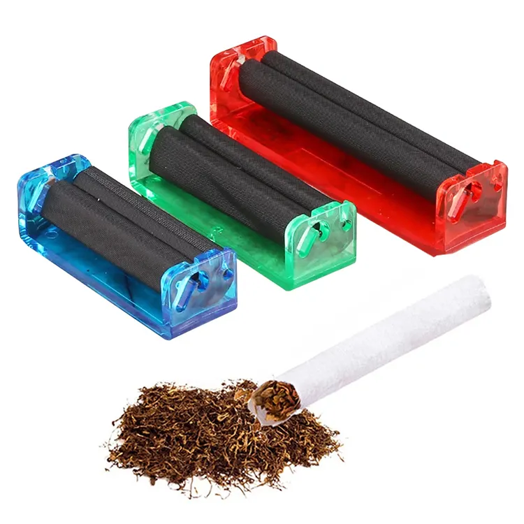 Injetor de tabaco portátil para cigarros, 78mm, máquina de enrolar tabaco, acessórios para fumantes, ferramentas para fumantes, rolo de tabaco