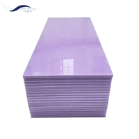 Vente en gros de feuilles de plastique HDPE blanches et noires, stabilisées aux UV, feuilles de plastique HDPE